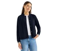 Cecil Blouson im College-Look mit Knöpfen universal blue XL