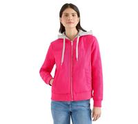 Cecil Blouson – abnehmbare Sweat‑Kapuze, Obermaterial 100% Polyester – beetroot pink Gr. L (42)