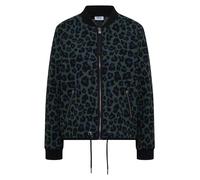 CECIL - Blouson mit Tunnelzug und Leo-Muster dried olive green - Gr. - XL