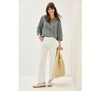 CECIL Damen B345617 Gemusterte Tunika, Balmy Khaki, XS