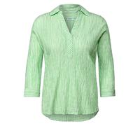 CECIL Damen B345549 Gestreifte Seersucker Bluse, iced neon Green, XS
