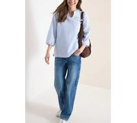 Cecil - 3/4-Arm Bluse in Seersucker Qualität blouse blue - Gr. - M