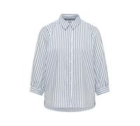 Cecil - Bluse in Seersucker Qualität blau - Gr. - XL