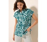 Cecil Damen B345375 Bluse, Green Lagoon, L