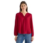 Cecil Bluse in Unifarbe Beaujolais red L