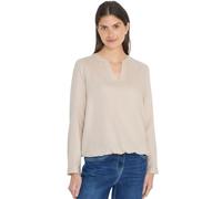 Cecil Bluse in Unifarbe Grain beige XXL