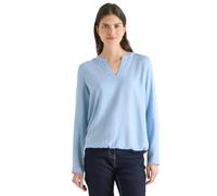 Cecil Bluse in Unifarbe Light Sky Blue XL