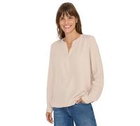 Cecil Bluse in Unifarbe Oat Milk beige XXL