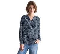 Cecil - Bluse mit Minimal Print blau - Gr. - M