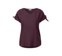 Cecil Blusenshirt in Unifarbe Rot Größe S