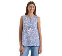 Blusentop mit Split Neck und Print