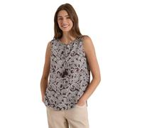 Cecil Blusentop mit Split Neck und Print