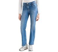 Bootcut-Jeans CECIL "Style Toronto", Damen, Gr. 30, Länge 30, authentic used wash, Denim/Jeans, Obermaterial: 78% Baumwolle, 20% Polyester, 2% Elasthan. Futter: 52% Polyester, 48% Baumwolle, unifarben