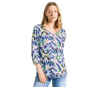 CECIL Damen B344632 Bunte Print Bluse, vanilla white, Medium
