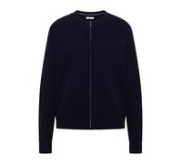 Cardigan CECIL, Damen, Gr. L (42), blau (urban dunkelblau), Web, 37% Baumwolle, 34% Polyacryl, 26% Polyester, 3% Elasthan, unifarben, normal normal, Rundhals, Rippbündchen, Strickjacken, aus softem Ma