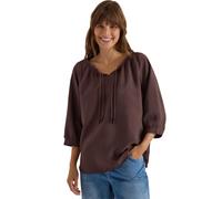 Carmen-Bluse mit Halbarm und Bändern