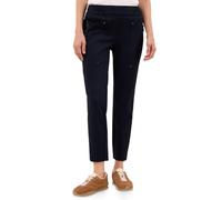 Jogger Pants CECIL, Damen, Gr. L, Länge 28, urban dunkelblau, Stoff, 62% Viskose, 33% Polyamid, 5% Elasthan, unifarben, comfort fit knöchelfrei, Hosen, Middle Waist (26594051-L) urban dunkelblau