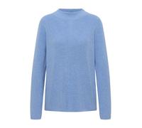 Strickpullover CECIL, Damen, Gr. XXL (46), sporty light blau melange, Web, 100% Baumwolle, unifarben, comfort fit normal, Rundhals, abgesteppt, Pullover, aus reiner Baumwolle (62028932-XXL) sporty lig