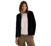 Cardigan CECIL, Damen, Gr. XS (36), ink grün, Web, 78% Baumwolle, 18% Polyester, 4% Elasthan, unifarben, casual, normal normal, ohne Ausschnitt, Langarm abgesteppt, Strickjacken (65574309-XS) ink grün