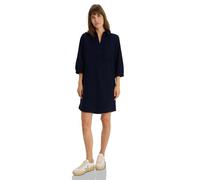 CECIL Damen 1408901 Cordkleid in Unifarbe, urban Dark Blue, M