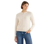 Cecil Cosy Cardigan mit Zipper Oat Milk beige Melange L