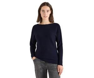 Cecil Cosy Strukturmix Dolman urban Dark Blue M