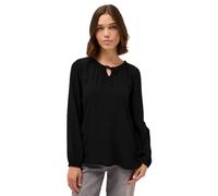 Cecil Crepe Bluse Black XS