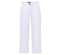 Loose-fit-Jeans CECIL, Damen, Gr. 28, Länge 26, weiß, Jeans, 78% Baumwolle, 21% Elastomultiester, 1% Elasthan, unifarben, 7/8-Länge, Jeans, High Waist (84087750-28) weiß