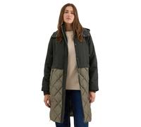 CECIL Damen 1005397 Mantel mit Strukturmix, Olive Wood, S