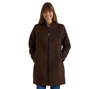 Wollmantel CECIL, Damen, Gr. XXL (46), braun (chocolate sauce braun), Stoff, Oberstoff: 72% Polyester, 25% Wolle, 3% Polyacryl. Futter: 100% Polyester, unifarben, comfort fit ca. Mitte Oberschenkel, R