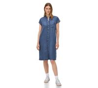 CECIL Damen 1408813 Denim Look Lyocell Kleid, mid Blue wash, XL