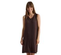 Jerseykleid CECIL, Damen, Gr. XXL (46), N-Gr, braun cacao, Web, Obermaterial: 95% Viskose, 5% Elasthan, unifarben, bequem kniefrei, V-Ausschnitt, Kleider Jerseykleid, Sommerkleid, V-Ausschnitt, locker