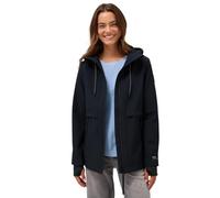Kurzjacke CECIL, Damen, Gr. L (42), blau (schwarz navy blau), Stoff, Obermaterial: 90% Polyester, 10% Elasthan; Futter: 100% Polyester; Bündchen: 95% Polyester, 5% Elasthan, unifarben, casual, normal 