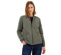 Blouson CECIL, Damen, Gr. XS (36), pastel olive, Stoff, Obermaterial: 82% Polyester, 18% Polyamid; Futter: 100% Polyester, unifarben, casual, normal normal, hoch geschlossener Ausschnitt, Langarm ange