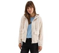 Cordjacke CECIL, Damen, Gr. XXL (46), oat milk beige, Web, Obermaterial: 90% Polyester, 9% Nylon, 1% Elasthan. Futter: 100% Polyester, unifarben, casual, regular fit hüftbedeckend, Rundhals, Langarm e