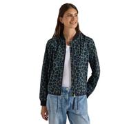 Cecil Damen 2118007 Blouson mit Tunnelzug und Leo-Muster (1er Pack)