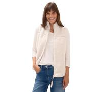 CECIL Damen 2200553 Kurze Weste, Teddy Vanilla White, M