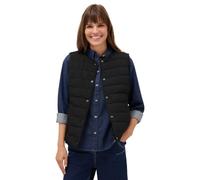 Steppweste CECIL, Damen, Gr. XXL (46), schwarz, Stoff, Obermaterial: 100% Polyester; Futter: 100% Polyester; Füllung: 100% Polyester, unifarben, casual, normal normal, ohne Ausschnitt, Westen, mit Kno