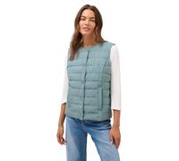 Steppweste CECIL, Damen, Gr. S (38), grün (ice hill grün), Stoff, Obermaterial: 100% Polyester; Futter: 100% Polyester; Füllung: 100% Polyester, unifarben, normal normal, ohne Ausschnitt, Westen, mit 