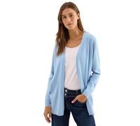 CECIL Damen 2515341 Offene Strickjacke, Whisper Blue Melange, L