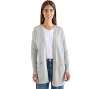 CECIL Damen 2515400 Offener Cosy Cardigan, Chalk Grey Melange, M
