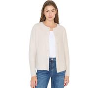 CECIL Federgarn RIPP-Strickjacke Light Greige XXL