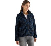CECIL Damen 2515578 Zebra Jacquard Fleecejacke, urban Dark Blue, XS