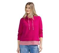 Cecil Damen 2in1 Hoodie Pullover Rosa M
