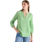 Klassische Bluse CECIL, Damen, Gr. M (40), juicy lime, Web, 100% Baumwolle, unifarben, klassisch normal, Rundhals, Bündchen, Blusen Bluse, mit 3/4 Ärmeln (98755216-M) juicy lime