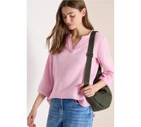 Cecil Damen 3/4-Arm Bluse in Musselin-Qualität in Rosa, Gr: S