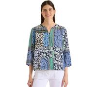 Cecil Damen 3/4-Arm Bluse mit Patchwork-Print