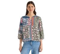 Cecil Damen 3/4-Arm Bluse mit Patchwork-Print