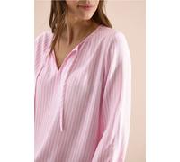 Cecil Damen 3/4-Arm Bluse mit Streifenmuster in Rosa, Gr: XXL