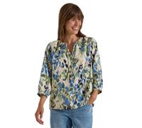 Cecil Damen 3/4-Arm Bluse mit Turn-Up und Print